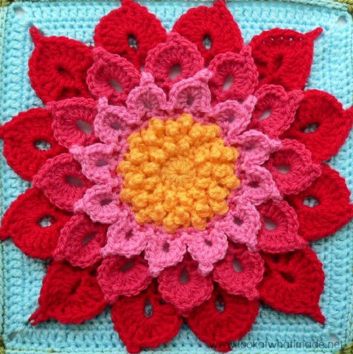 Free Crochet Pattern for The Crocodile Flower