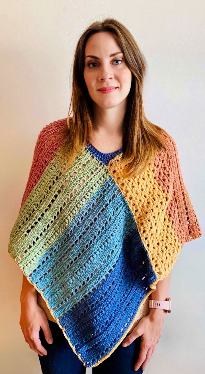 Crochet The Harvest Moon Poncho Pattern