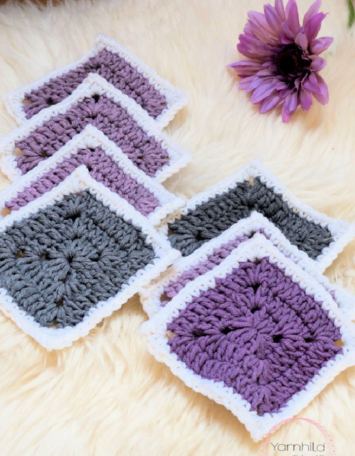 The Solid Granny Square Crochet Pattern