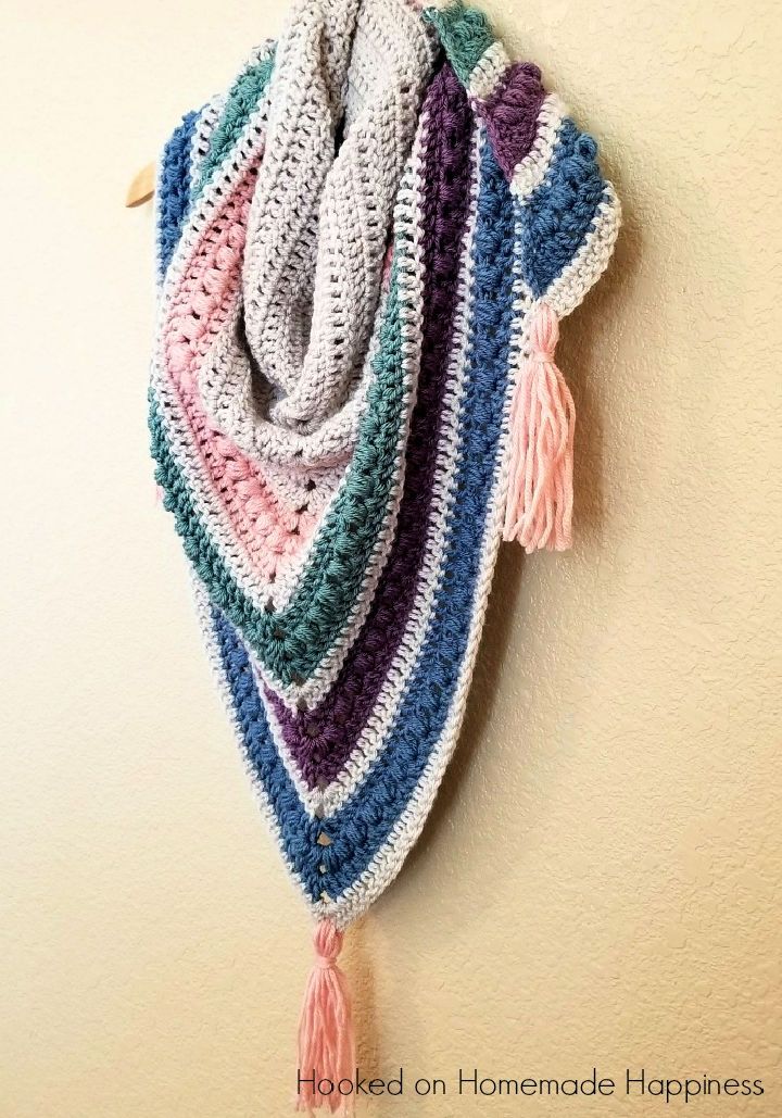 Pretty Crochet the Spring Shawl Pattern