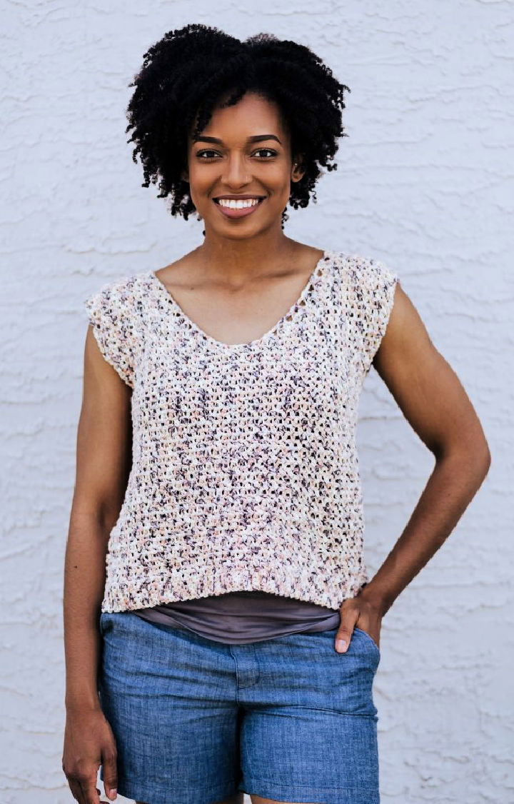 Alix Tank Top Free Crochet Pattern by