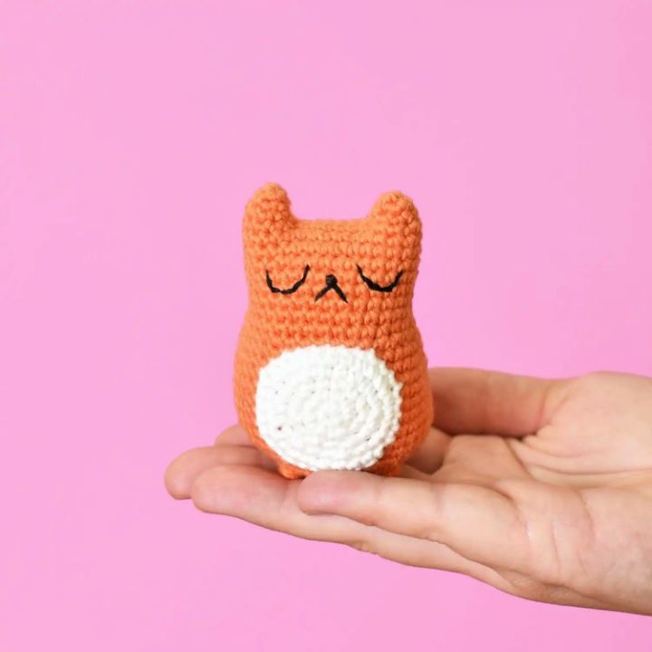Crocheted Tiny Cat Amigurumi Pattern