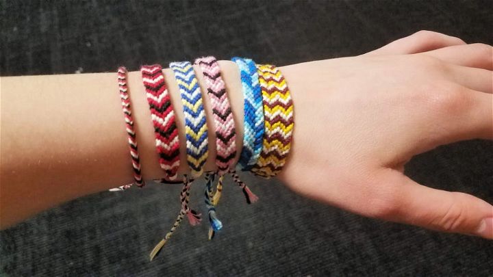 Unique DIY Chevron Friendship Bracelets