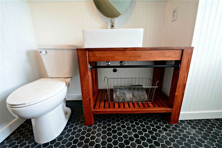 Unique DIY Farmhouse Bathroom Vanity