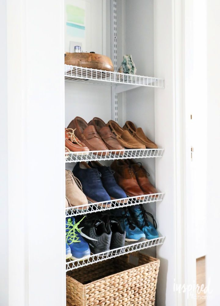 Unique DIY Shoe Storage Idea