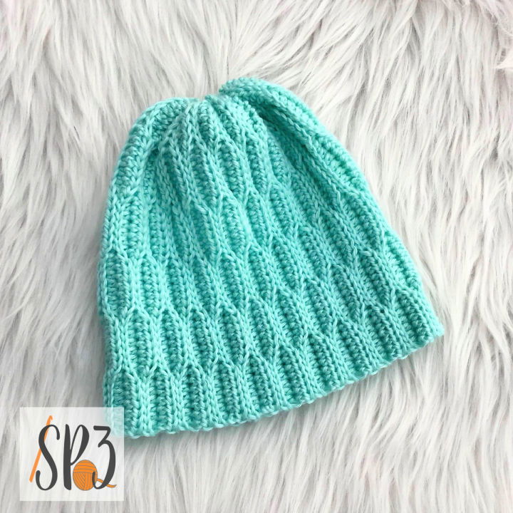 Free Crochet Waves Of Hope Hat Pattern