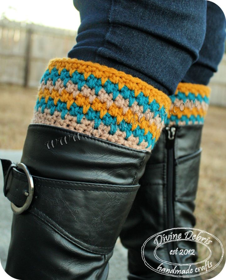 Easiest Willow Boot Cuffs to Crochet