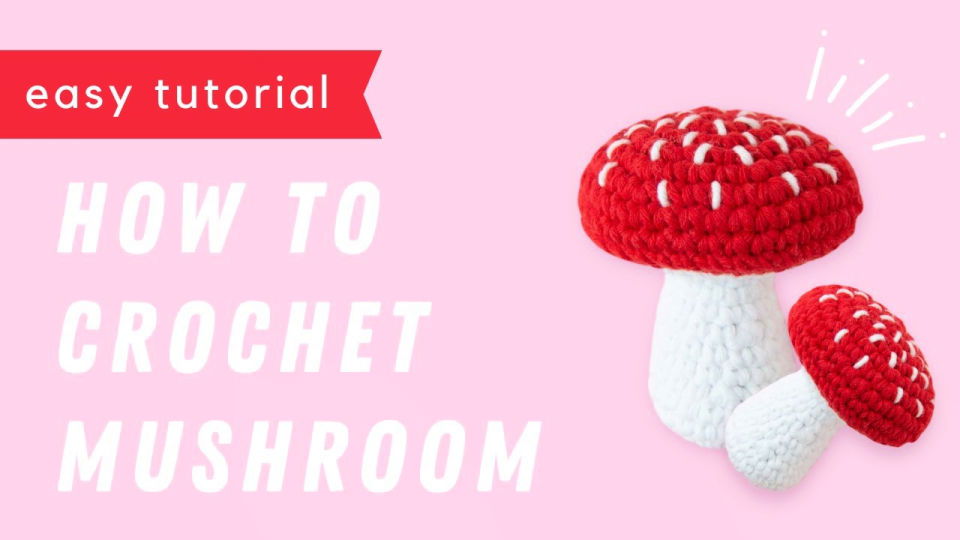 Adorable Crochet Amigurumi Mushroom Idea