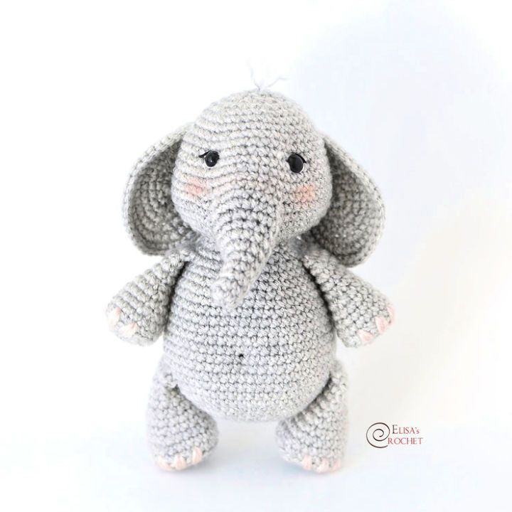 Simple Crochet Elephant Pattern