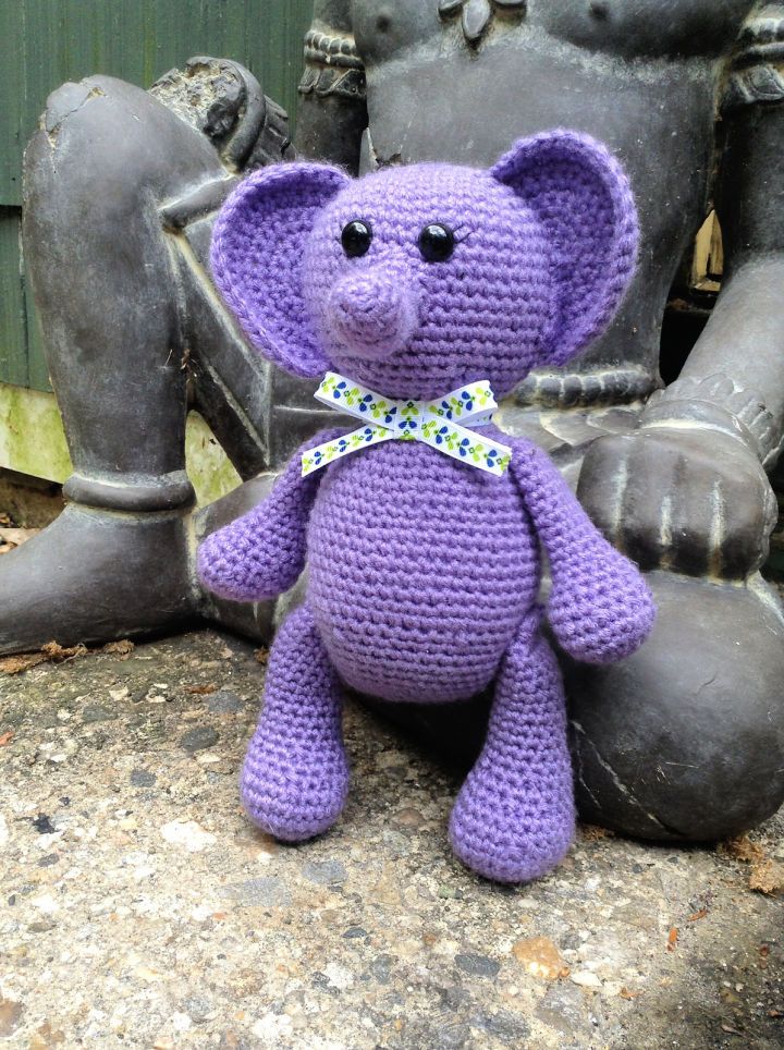 Adorable Crochet Gracie the Elephant Idea