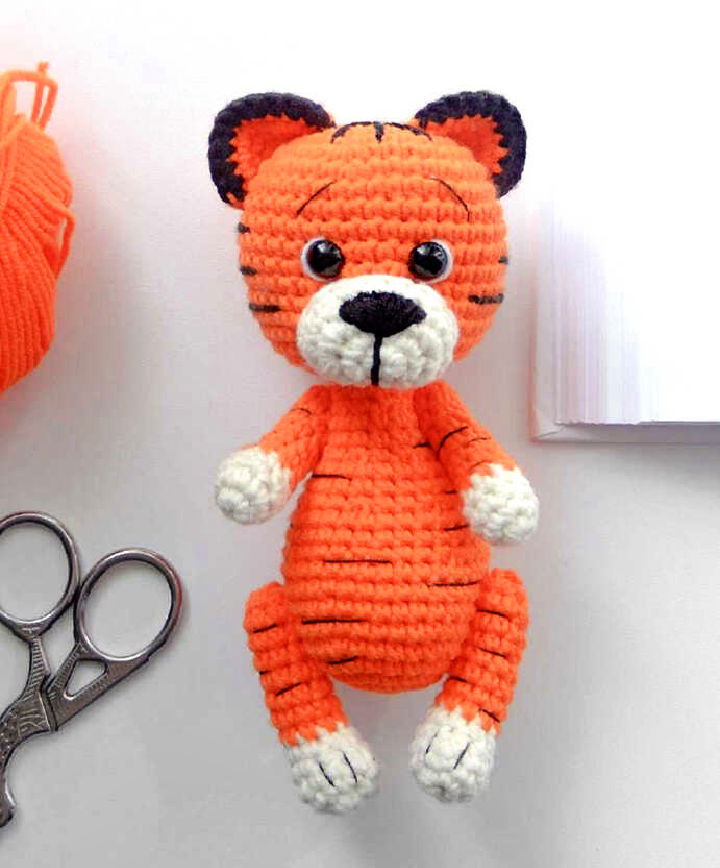 Amigurumi Tiger Design Free Pattern