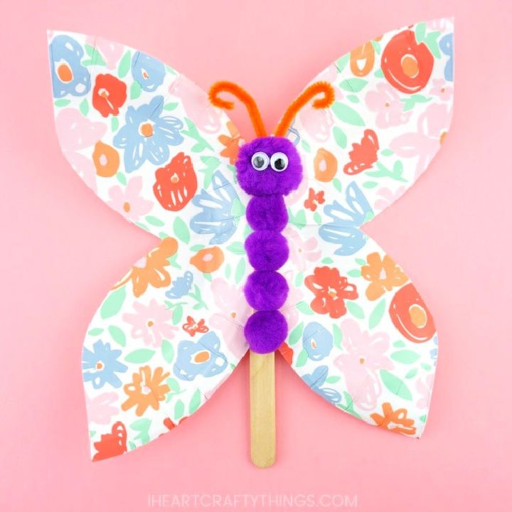 Paper Plate Butterfly Art and Craft