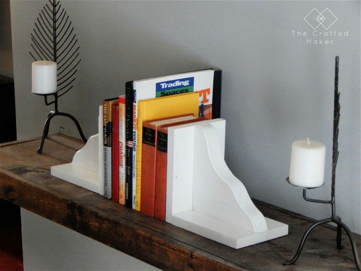 DIY Bookends Using Wood