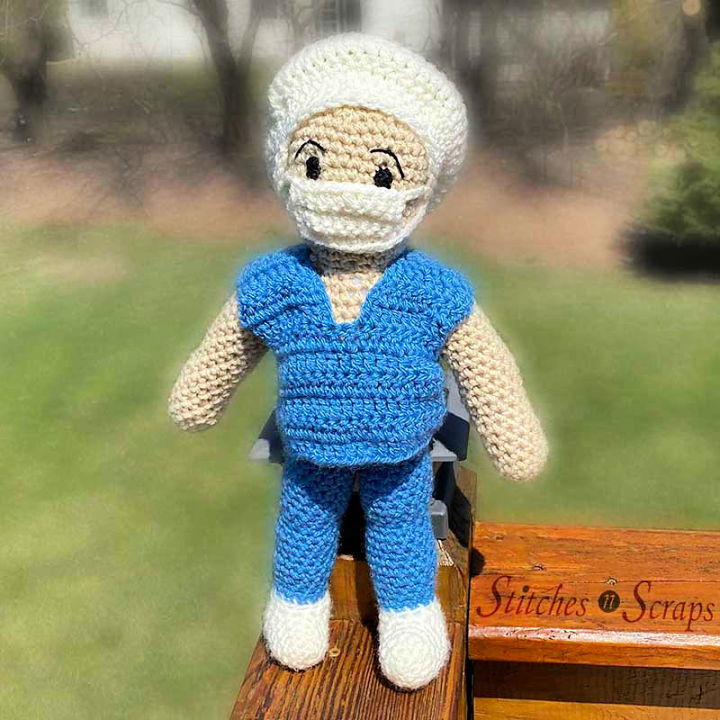 Basic Crochet Masked Superhero Doll Pattern