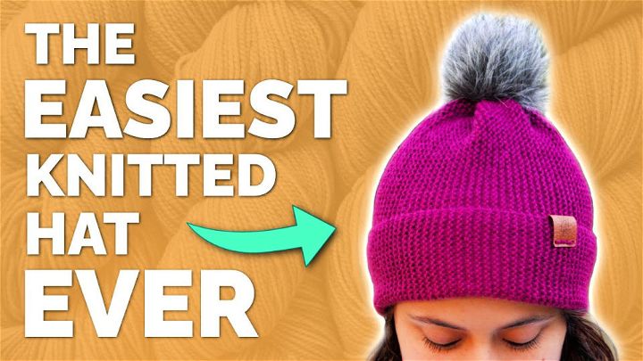 Basic Knitted Hat Pattern for Womens