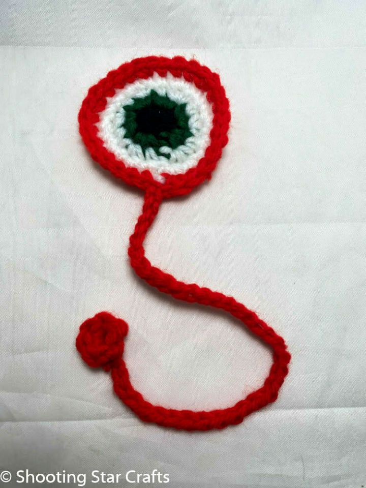 Free Crochet Eyeball Bookmark Pattern to Print
