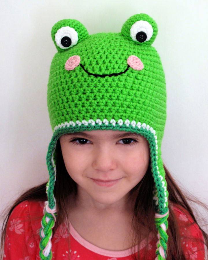 Best Froggy Ear Flap Hat Crochet Pattern