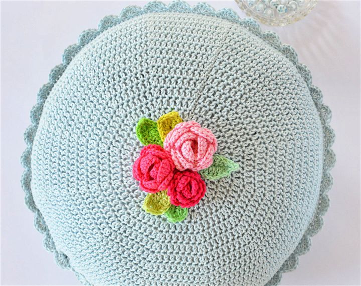 Best Rose Cushion Crochet Pattern