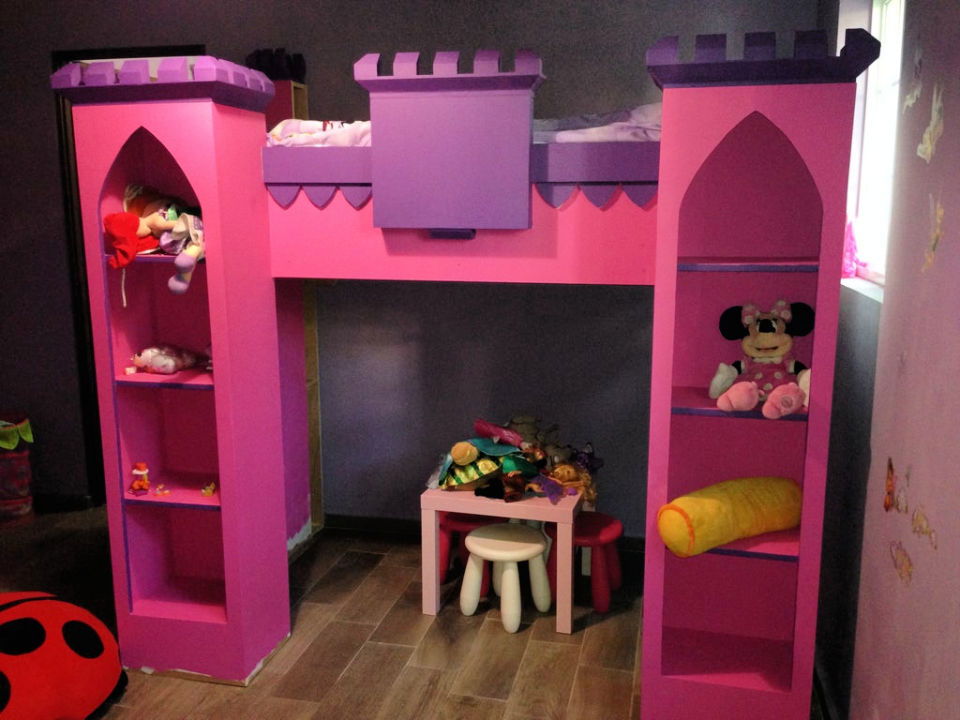 DIY Castle Loft Bed