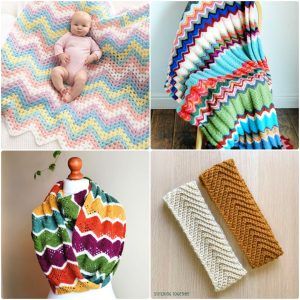 40 Free Chevron Crochet Patterns (PDF Blanket Pattern)