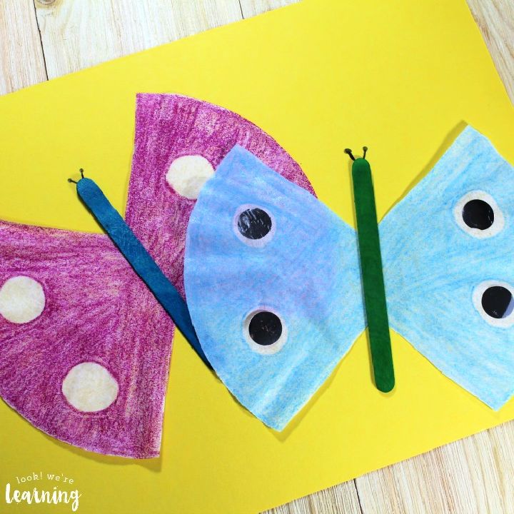 Coffee Filter Butterfly Crafts