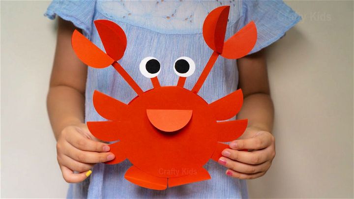 Crab Craft From Paper Circle