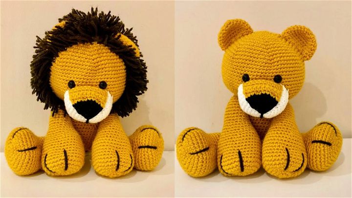 Easy Crochet Lion Friend Tutorial