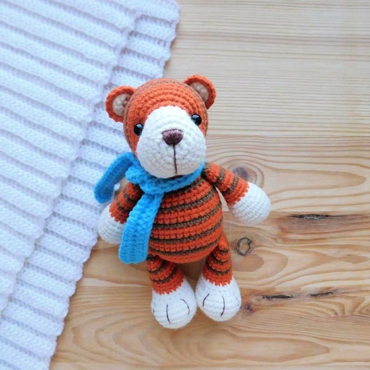 Crochet Amigurumi Tiger - Step by Step Instructions