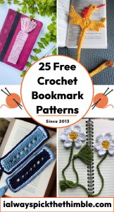 25 Free Crochet Bookmark Patterns (Easy PDF Pattern)