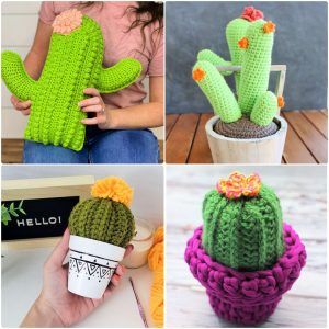 25 Free Crochet Cactus Patterns (Crochet Amigurumi Cactus Pattern)