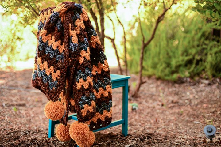 Chunky Crochet Granny Lapghan Pattern