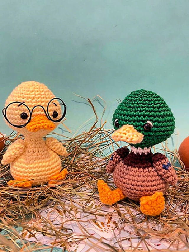 Crochet Clovis the Duck Amigurumi Free PDF Pattern