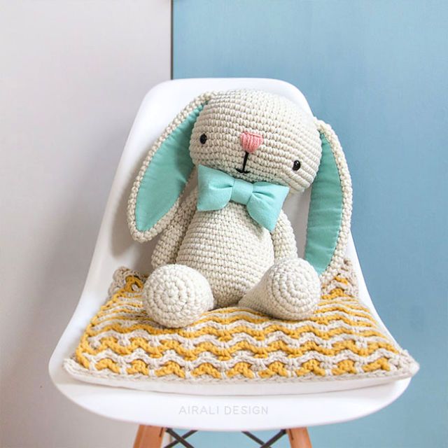 Crochet Cory the Giant Bunny Amigurumi Pattern