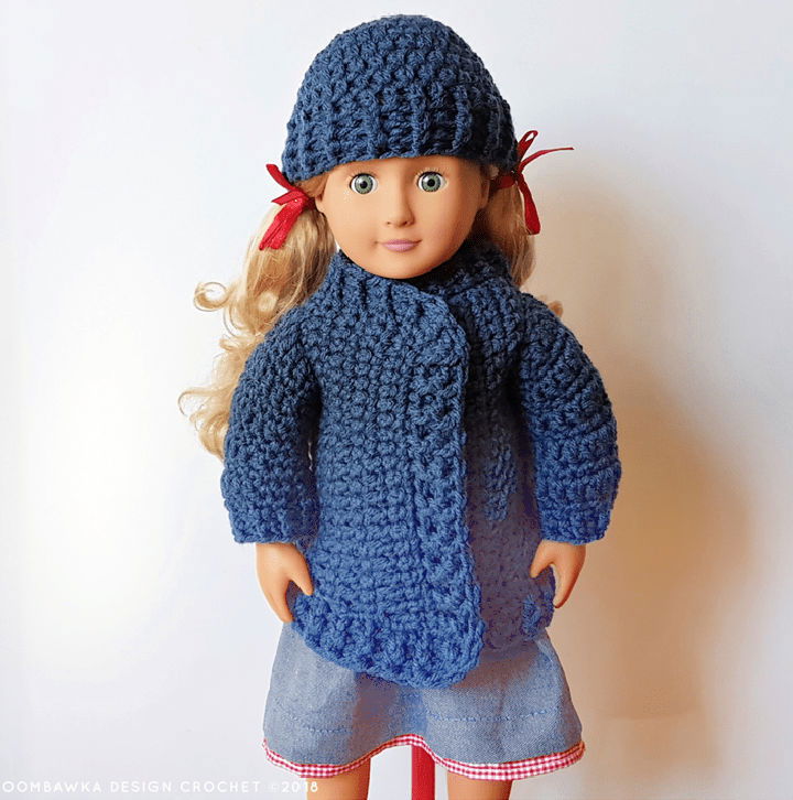 Free printable crochet doll clothes hot sale patterns for 18 inch dolls