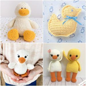 25 Free Crochet Duck Patterns - Crochet Amigurumi Duck Pattern