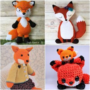 25 Free Crochet Fox Patterns - Crochet Amigurumi Fox Pattern
