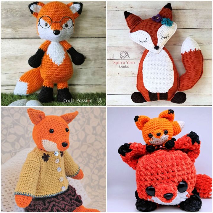 Crochet fox pattern  Crochet nursery, Crochet patterns, Crocheted