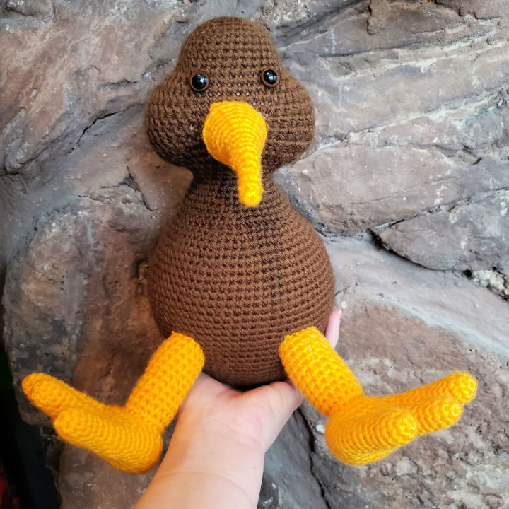 Crochet Kiki Kiwi Bird Design Free Pattern