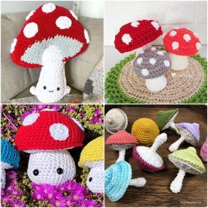 25 Free Crochet Mushroom Patterns - Crochet Amigurumi Mushroom Pattern