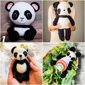25 Free Crochet Panda Patterns - Crochet Amigurumi Panda Pattern