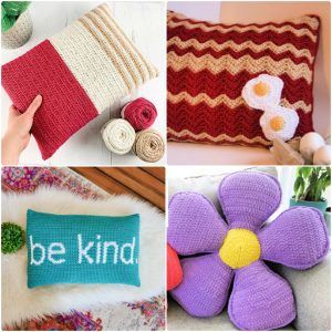 25 Free Crochet Pillow Patterns - Crochet Pillow Cover Pattern
