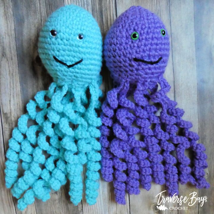 Crochet Premature Baby Octopus Toy Pattern