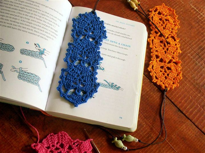 Pretty Crochet Lace Bookmark Design - Free Pattern