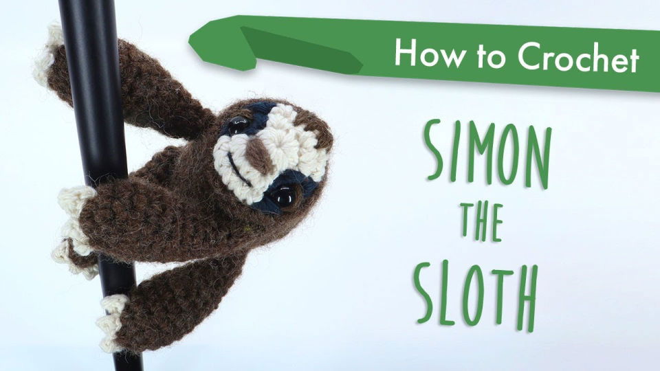 Emotional Support Sloth crochet Pattern 