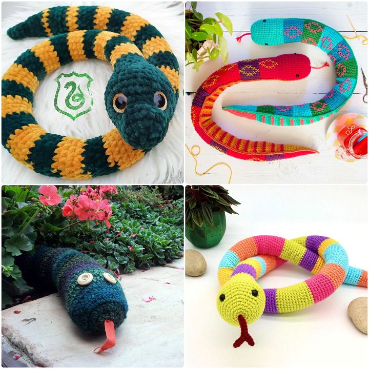 25 Free Crochet Snake Patterns (Amigurumi Pattern)