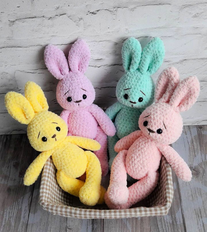 Crochet Soft Bunny Toy Amigurumi Free Pattern