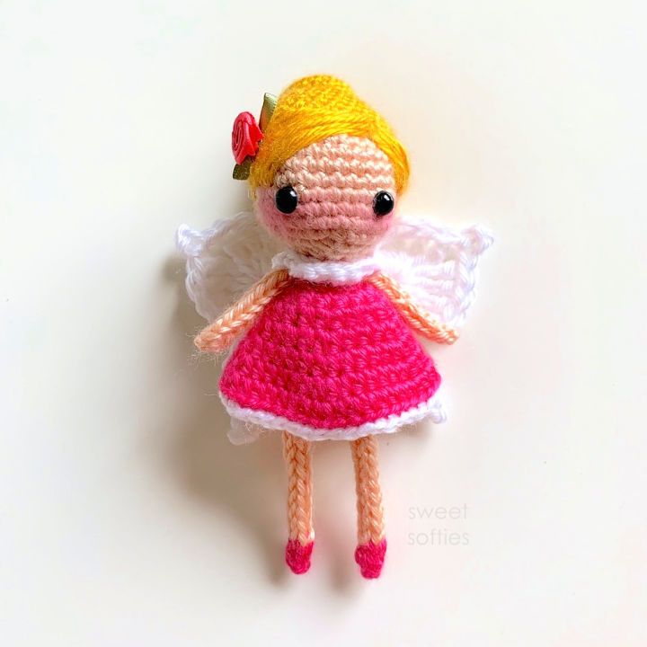 Crochet Summer Flower Fairy Doll Design Free Pattern