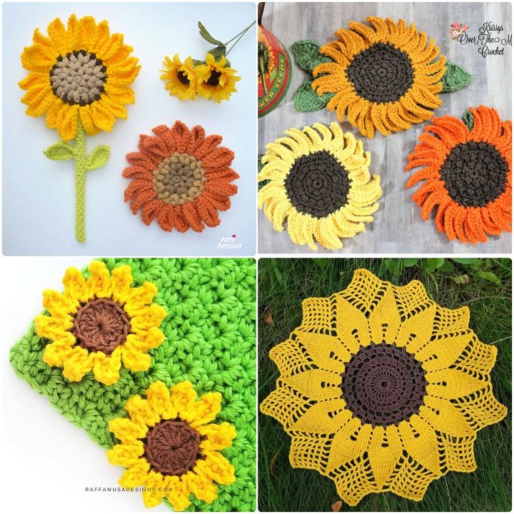 25-free-crochet-sunflower-patterns-step-by-step-pattern