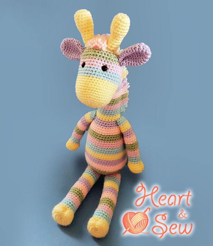 Crocheted Julies Giraffe Free Pattern