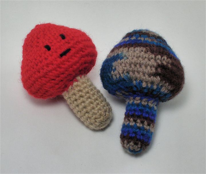 Crocheted Mushroom Amigurumi - Free Pattern